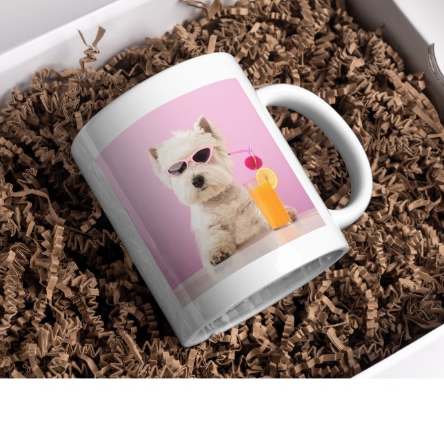 Caneca De Café Texto e Foto de Pet Personalizadas (Criador carregado)