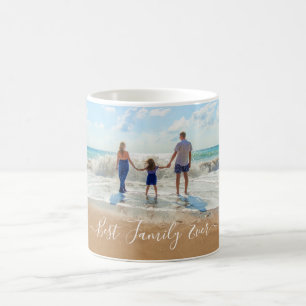 Caneca De Café Texto Fotográfico Personalizado Sua Própria Fam