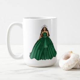 Caneca De Café Texto Personalizado da Deusa do Capricórnio Femini