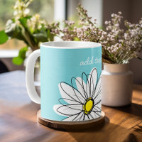 Texto Personalizado de Margarida Esbranquiçada e A