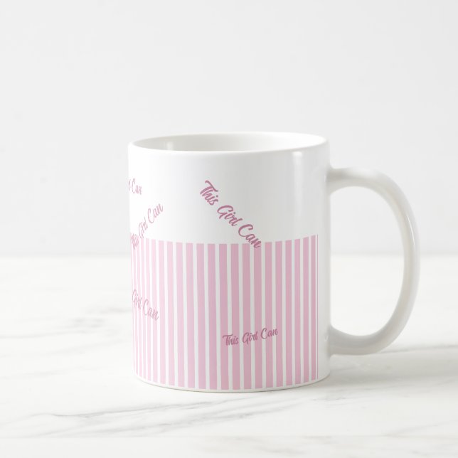 Caneca De Café Texto Personalizado Rosa (Direita)