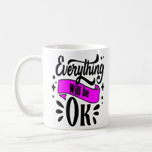 Caneca De Café Texto Simples