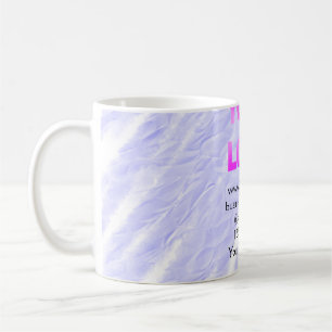 Caneca De Café texto simples mínimo adicione seu logotipo/design