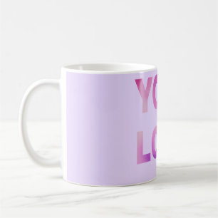Caneca De Café texto simples mínimo adicione seu logotipo/design