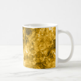 Caneca De Café Textura amarrada amarela
