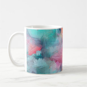 Caneca De Café Textura artística: Papel de parede Abstrato colori