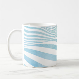 Caneca De Café Textura de água de abstrato, feita de água pintada