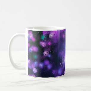 Caneca De Café textura de fundo abstrato roxa