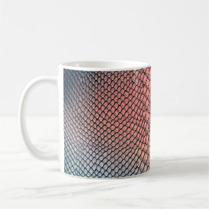 Caneca De Café Textura de fundo de pele de cobra de luxo, deixar