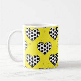 Caneca De Café Textura De Futebol / Esfera De Futebol Em Forma De