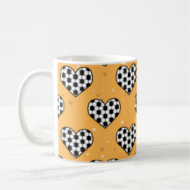 Caneca De Café Textura De Futebol / Esfera De Futebol Em Forma De