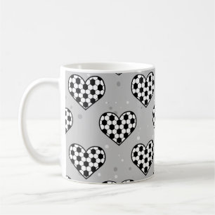Caneca De Café Textura De Futebol / Esfera De Futebol Em Forma De