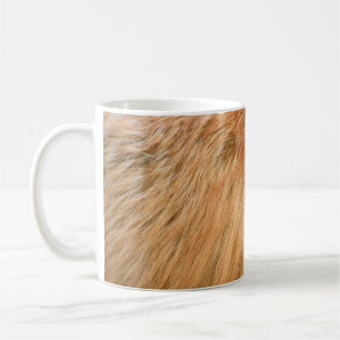 Caneca De Café Textura de pele de raposa vermelha