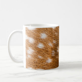 Caneca De Café Textura de pele de veado