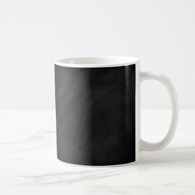 Caneca De Café Textura de quadro negro retrô (Direita)