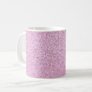 Caneca De Café Textura em betão rosa Pastel