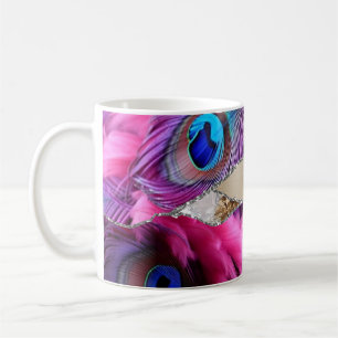 Caneca De Café Textura líquida Elegante de Design de luxo Dourado