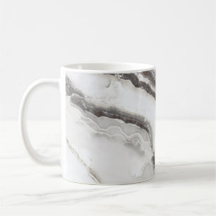 Caneca De Café Textura Marble, Lábio Italiano de Alta Resolução.