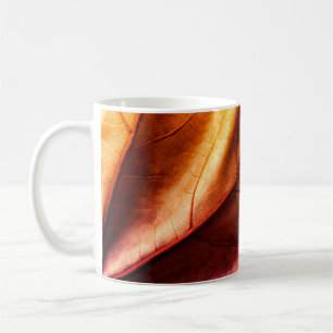 Caneca De Café Textureather de couro castanho,abstrato,antiga,tra
