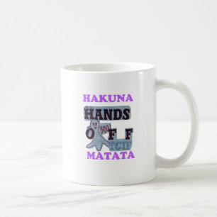 Caneca De Café TGIF Hakuna Matata Mãos De Cabeça Engraçada