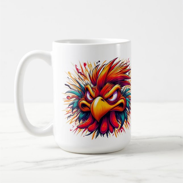Caneca De Café Thad the Mad Rooster Mug (Esquerda)