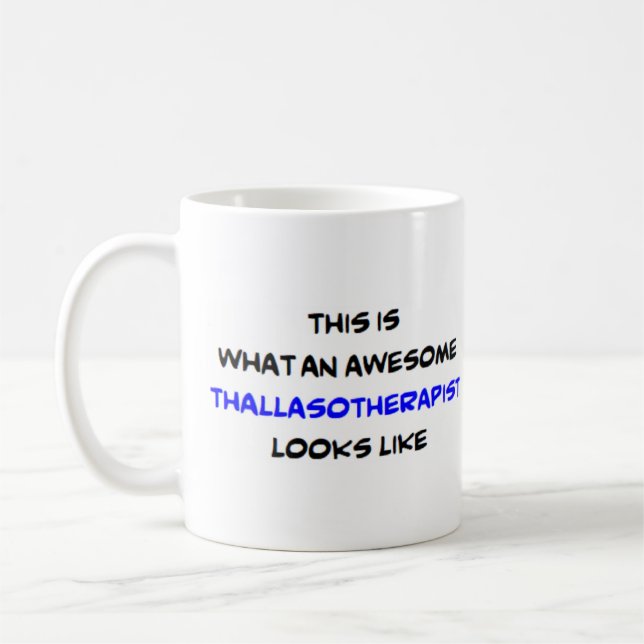 Caneca De Café thallasoterapeuta, incrível (Esquerda)