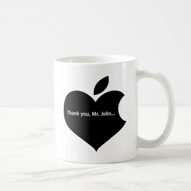CANECA DE CAFÉ THANK YOU MR JOBS (Direita)