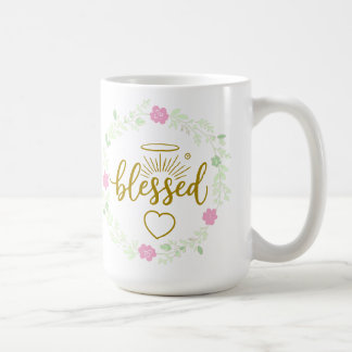 Caneca De Café Thankful Grateful Blessed Mug – Positive Inspirati