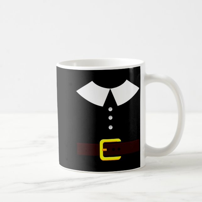 Caneca De Café Thanksgiving Lgrim Shirt - New World Lgrim Costume (Direita)