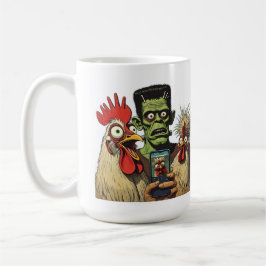 Caneca De Café “That One Friend”Cheesy Chicken Selfies