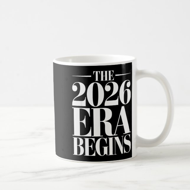 Caneca De Café The 2026 Era Begins Future Mindset Forward Revolut (Direita)