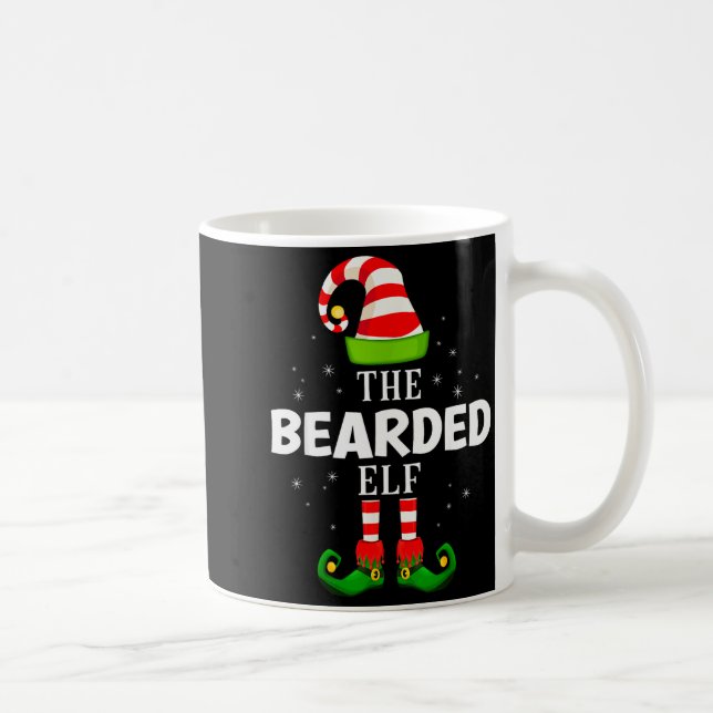 Caneca De Café The Bearded Elf Christmas Pjs Matching Pajama  (Direita)