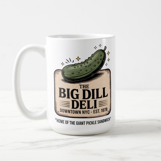 Caneca De Café The Big Dill Deli (Esquerda)