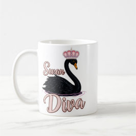 Caneca De Café The black swan, queen of the water.