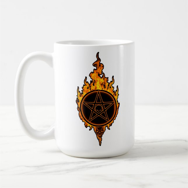 Caneca De Café The Blazing Pentagram (Esquerda)