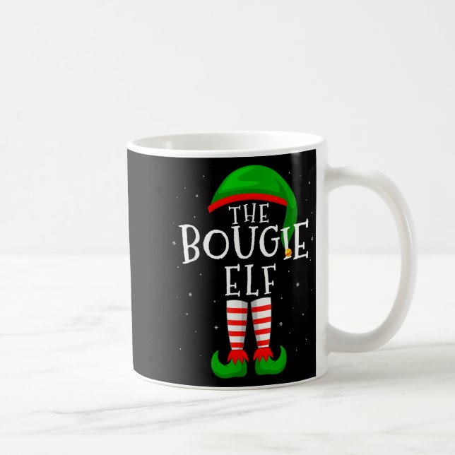 Caneca De Café The Bougie Elf Funny Matching Family Group Christm (Direita)