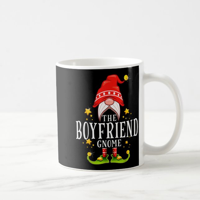 Caneca De Café The Boyfriend Gnome Christmas Matching  (Direita)