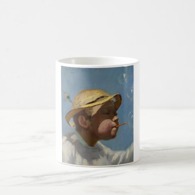 Caneca De Café The Bubble Boy (por Paul Peel) (Centro)