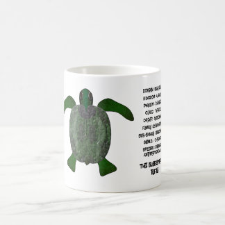 Caneca De Café The bubble wrap turtle. (Chelonia anthropoceaenum)