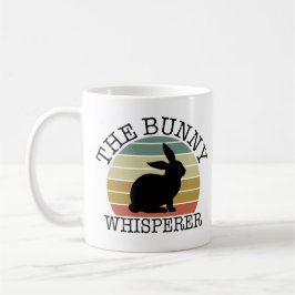 Caneca De Café The Bunny Whisperer Shirt, Cool Rabbit Lover