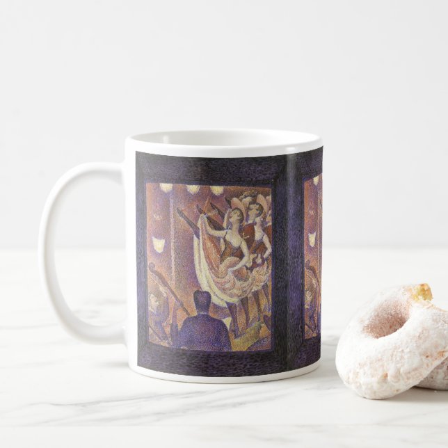 Caneca De Café The Can Dance, Le Chahut, por Georges Seurat (Com Donut)
