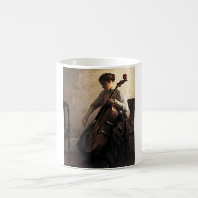 Caneca De Café The Cellist (por Joseph DeCamp) (Centro)