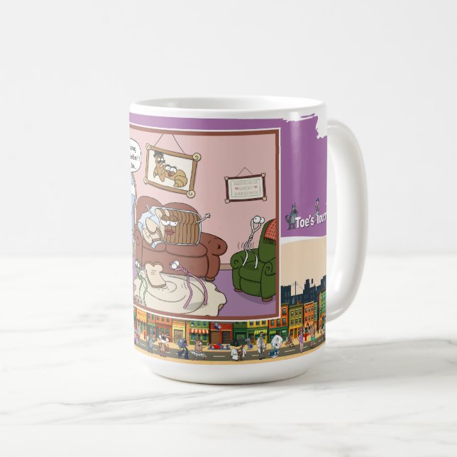 Caneca De Café The Closer | Parabéns por Estar Solteiro Clássico (Frente Esquerda)