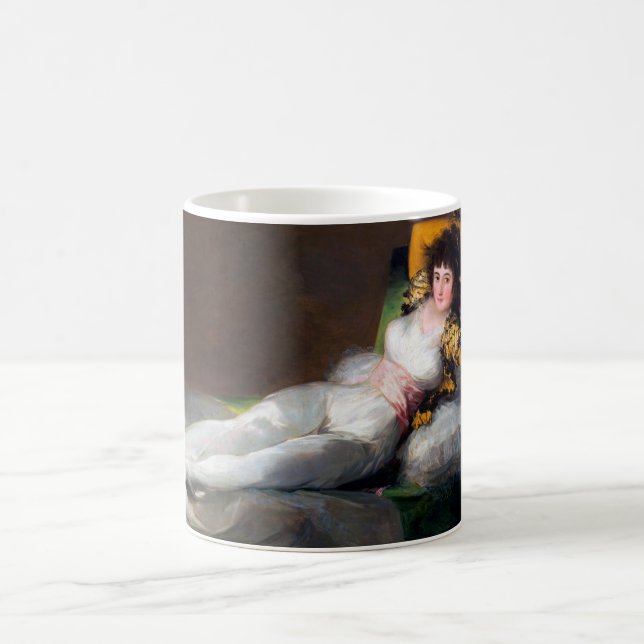 Caneca De Café The Clothed Maja, Francisco Goya, 1798-1803 (Centro)