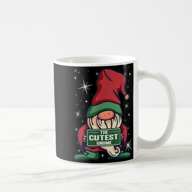 Caneca De Café The Cutest Gnome Xmas Elf Matching Family Christma (Direita)