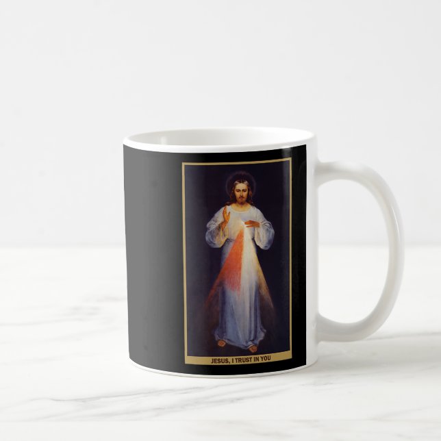 Caneca De Café The Divine Mercy Shirt Premium  (Direita)
