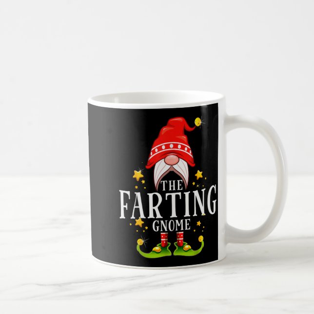 Caneca De Café The Farting Gnome Christmas Matching  (Direita)
