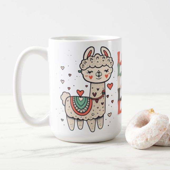 Caneca De Café The Flame of Love (Com Donut)