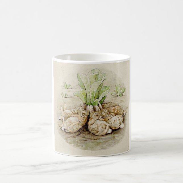 Caneca De Café The Flopsy Bunnies Asleep (por Beatrix Potter) (Centro)