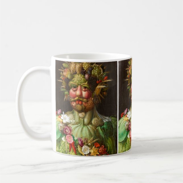 Caneca De Café The Four Seasons: Vertumnus - Giuseppe Arcimboldo (Esquerda)